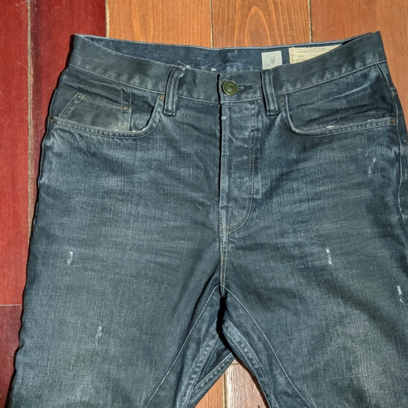 All Saints Sniper Short Kick Indigo S 28 - Picture 2 of 6